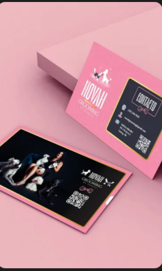 Tarjetas de presentación Novah Grooming